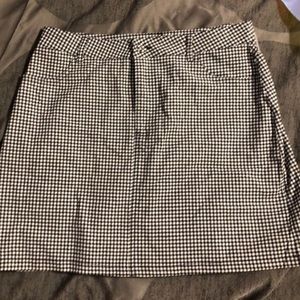 Gingham mini skirt !